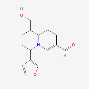 molecular formula C15H19NO3 B12804033 Nuphacristine CAS No. 119459-68-6