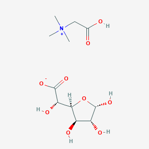 molecular formula C11H21NO9 B12804040 Betaine alpha-D-glucofuranuronate CAS No. 94108-60-8