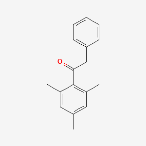molecular formula C17H18O B12804079 Ethanone, 2-phenyl-1-(2,4,6-trimethylphenyl)- CAS No. 1889-72-1