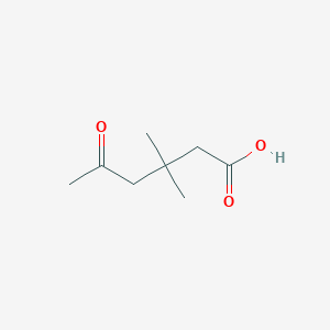 molecular formula C8H14O3 B1280409 3,3-二甲基-5-氧代己酸 CAS No. 20624-63-9