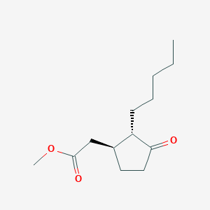 molecular formula C13H22O3 B128041 Methyl dihydrojasmonate, (+-)-trans- CAS No. 151716-36-8