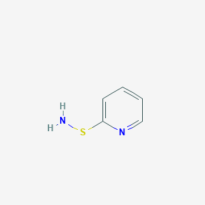 molecular formula C5H6N2S B12804273 2-Pyridinesulfenamide CAS No. 3993-58-6