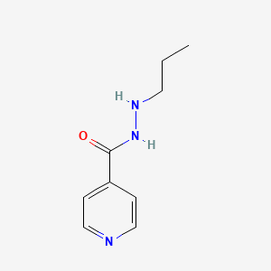 molecular formula C9H13N3O B12804309 N'-Propylisonicotinohydrazide CAS No. 2365-21-1