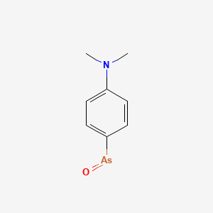 molecular formula C8H10AsNO B12804358 p-Arsenoso-N,N-dimethylaniline CAS No. 72104-18-8