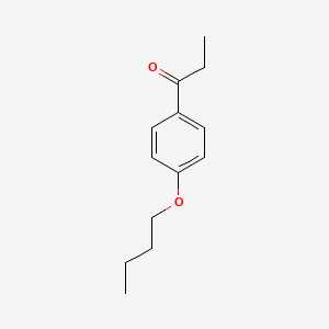 molecular formula C13H18O2 B1280437 1-(4-Butoxyphenyl)propan-1-one CAS No. 5736-90-3