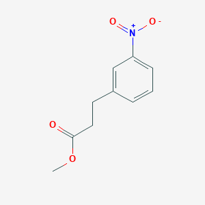 molecular formula C10H11NO4 B1280438 Methyl 3-(3-nitrophenyl)propanoate CAS No. 22768-05-4