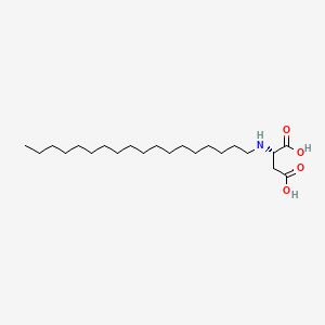 molecular formula C22H43NO4 B12804390 N-Octadecyl-L-aspartic acid CAS No. 70021-38-4