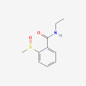 molecular formula C10H13NO2S B12804411 N-Ethyl-2-(methylsulfinyl)benzamide CAS No. 79054-63-0