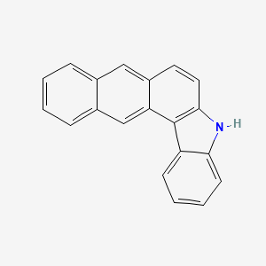 molecular formula C20H13N B12804433 Naphtho(2,3-c)carbazole CAS No. 198-96-9