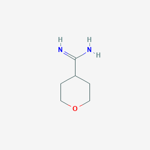 molecular formula C6H12N2O B1280445 Oxane-4-carboximidamide CAS No. 780031-45-0
