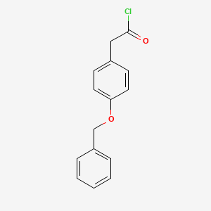 molecular formula C15H13ClO2 B1280455 4-Benzyloxyphenylacetyl Chloride CAS No. 39188-62-0