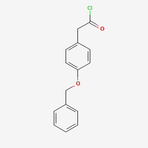molecular formula C15H13ClO2 B1280455 4-苄氧基苯乙酰氯 CAS No. 39188-62-0