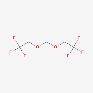 molecular formula C5H6F6O2 B1280464 Ethane, 1,1'-[methylenebis(oxy)]bis[2,2,2-trifluoro- CAS No. 6263-71-4