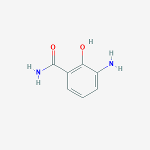 molecular formula C7H8N2O2 B1280474 3-氨基水杨酰胺 CAS No. 467231-62-5