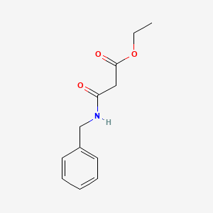 molecular formula C12H15NO3 B1280478 Ethyl 3-(benzylamino)-3-oxopropanoate CAS No. 29689-63-2