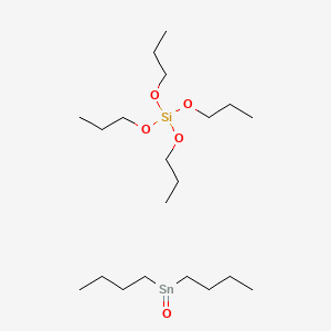 molecular formula C20H46O5SiSn B12804783 Einecs 273-532-6 CAS No. 68988-58-9