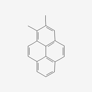 molecular formula C18H14 B12804791 1,2-Dimethylpyrene CAS No. 30582-03-7