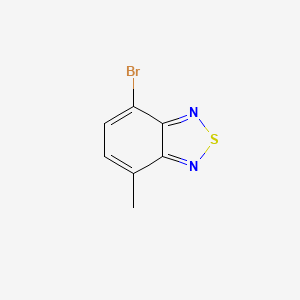 molecular formula C7H5BrN2S B1280480 4-Bromo-7-methylbenzo[c][1,2,5]thiadiazole CAS No. 2255-80-3