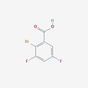 molecular formula C7H3BrF2O2 B1280481 2-Bromo-3,5-difluorobenzoic acid CAS No. 651027-01-9