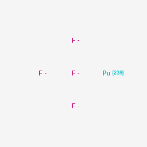 molecular formula F4Pu-4 B12804873 Plutonium-239 tetrafluoride CAS No. 53398-92-8