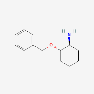 molecular formula C13H19NO B1280493 (1S,2S)-2-(Benzyloxy)cyclohexanamine CAS No. 216394-07-9