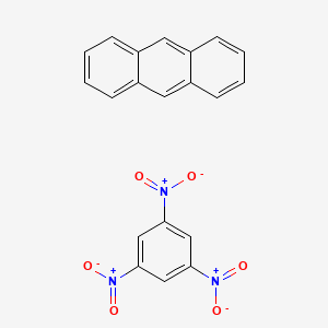 molecular formula C20H13N3O6 B12804939 Anthracene 1,3,5-trinitrobenzene CAS No. 1700-13-6