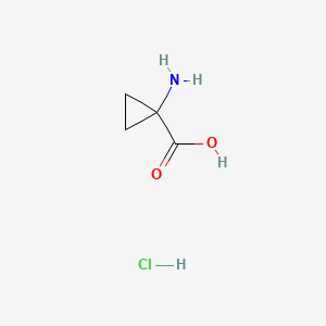 molecular formula C4H8ClNO2 B1280501 1-Aminocyclopropanecarboxylic acid hydrochloride CAS No. 68781-13-5