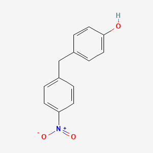 molecular formula C13H11NO3 B12805067 4-(4-Nitrobenzyl)phenol CAS No. 21969-07-3