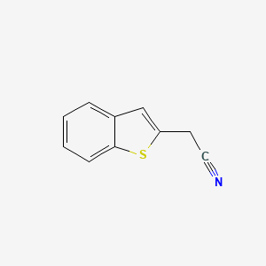 molecular formula C10H7NS B1280512 苯并[b]噻吩-2-乙腈 CAS No. 75444-80-3
