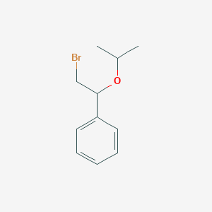 molecular formula C11H15BrO B1280519 [2-Bromo-1-(propan-2-yloxy)ethyl]benzene CAS No. 63785-56-8