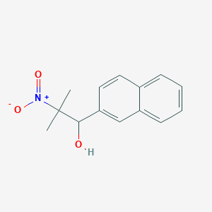 molecular formula C14H15NO3 B1280525 2-Methyl-1-(naphthalen-2-YL)-2-nitropropan-1-OL CAS No. 77740-81-9
