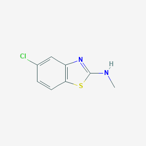 molecular formula C8H7ClN2S B128053 5-氯-N-甲基-1,3-苯并噻唑-2-胺 CAS No. 34551-17-2