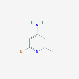 molecular formula C6H7BrN2 B1280533 2-溴-6-甲基吡啶-4-胺 CAS No. 79055-59-7