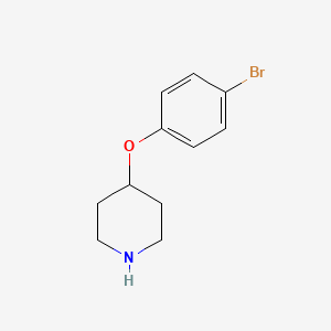 molecular formula C11H14BrNO B1280539 4-(4-Bromophenoxy)piperidine CAS No. 74130-05-5