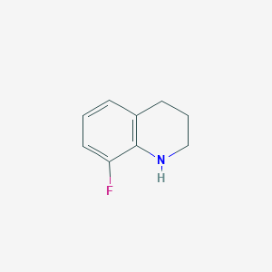 molecular formula C9H10FN B1280545 8-Fluoro-1,2,3,4-tetrahydroquinoline CAS No. 75414-02-7