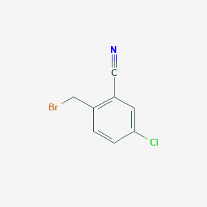 molecular formula C8H5BrClN B1280578 2-(Bromomethyl)-5-chlorobenzonitrile CAS No. 50712-69-1