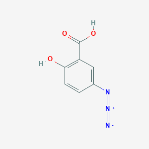 molecular formula C7H5N3O3 B1280583 5-Azido-2-hydroxybenzoic acid CAS No. 99223-29-7