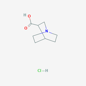 molecular formula C8H14ClNO2 B1280584 Quinuclidine-3-carboxylic acid hydrochloride CAS No. 6238-34-2
