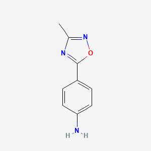4-(3-Methyl-1,2,4-oxadiazol-5-yl)aniline