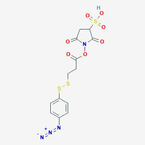 molecular formula C13H12N4O7S3 B012806 Sulfo-sadp CAS No. 102568-45-6