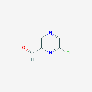 molecular formula C5H3ClN2O B1280605 6-氯吡嗪-2-甲醛 CAS No. 874114-34-8