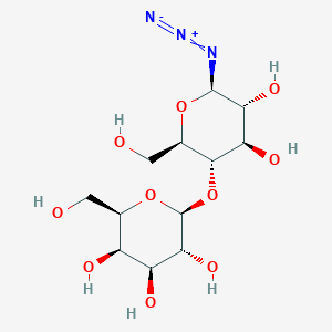 molecular formula C12H21N3O10 B1280608 1-Azido-1-deoxy-b-D-lactopyranoside CAS No. 69266-16-6