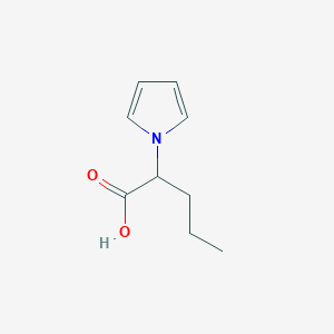 molecular formula C9H13NO2 B1280616 2-(1H-吡咯-1-基)戊酸 CAS No. 70901-15-4