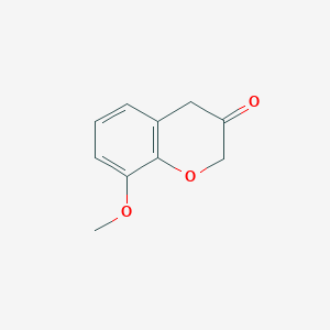 molecular formula C10H10O3 B1280619 8-甲氧基色满-3-酮 CAS No. 91520-00-2