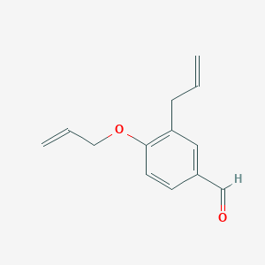 molecular formula C13H14O2 B1280621 3-Allyl-4-(allyloxy)benzaldehyde CAS No. 136433-45-9
