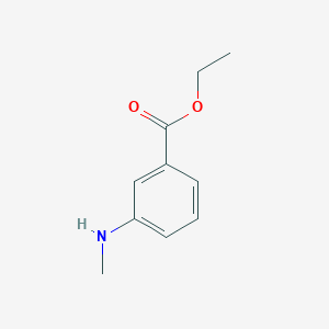 molecular formula C10H13NO2 B1280625 Ethyl 3-(methylamino)benzoate CAS No. 192632-34-1
