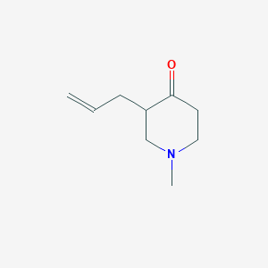 molecular formula C9H15NO B1280638 3-Allyl-1-methyl-4-piperidone 