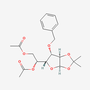 molecular formula C20H26O8 B1280641 3-O-Benzyl-5,6-di-O-acetyl-1,2-O-isoproylidene-a-D-glucofuranose 