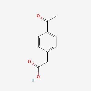 molecular formula C10H10O3 B1280644 (4-乙酰苯基)乙酸 CAS No. 7398-52-9