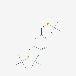 molecular formula C24H44P2 B128066 1,3-双((二-叔丁基膦基)甲基)苯 CAS No. 149968-36-5